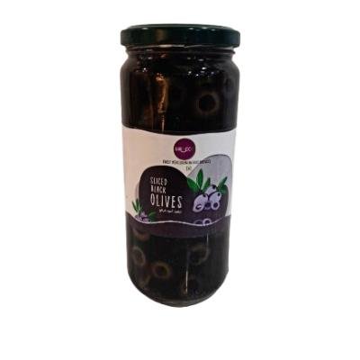 Slices Black Olives 450G